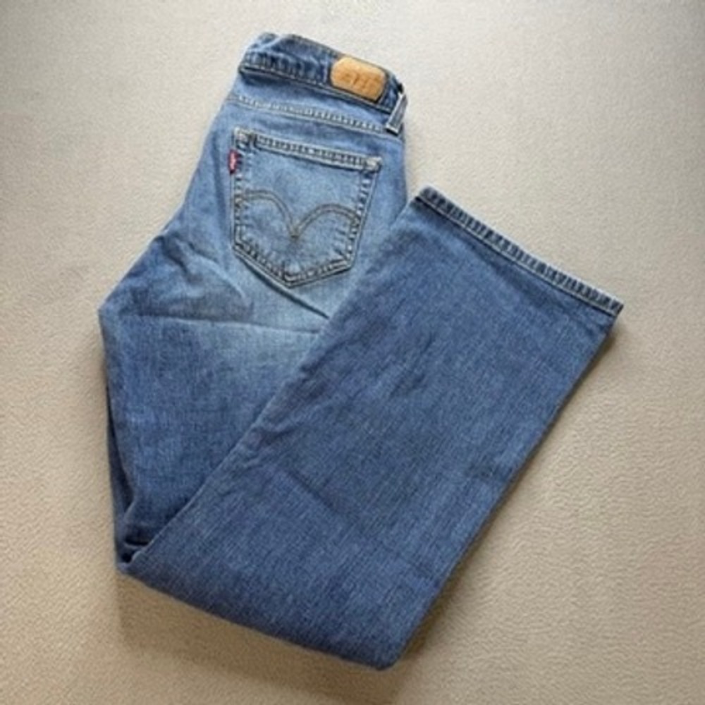 Levis 529 Curvy Bootcut Jeans Womens 8S Denim Stretch Mid Rise Workwear Western